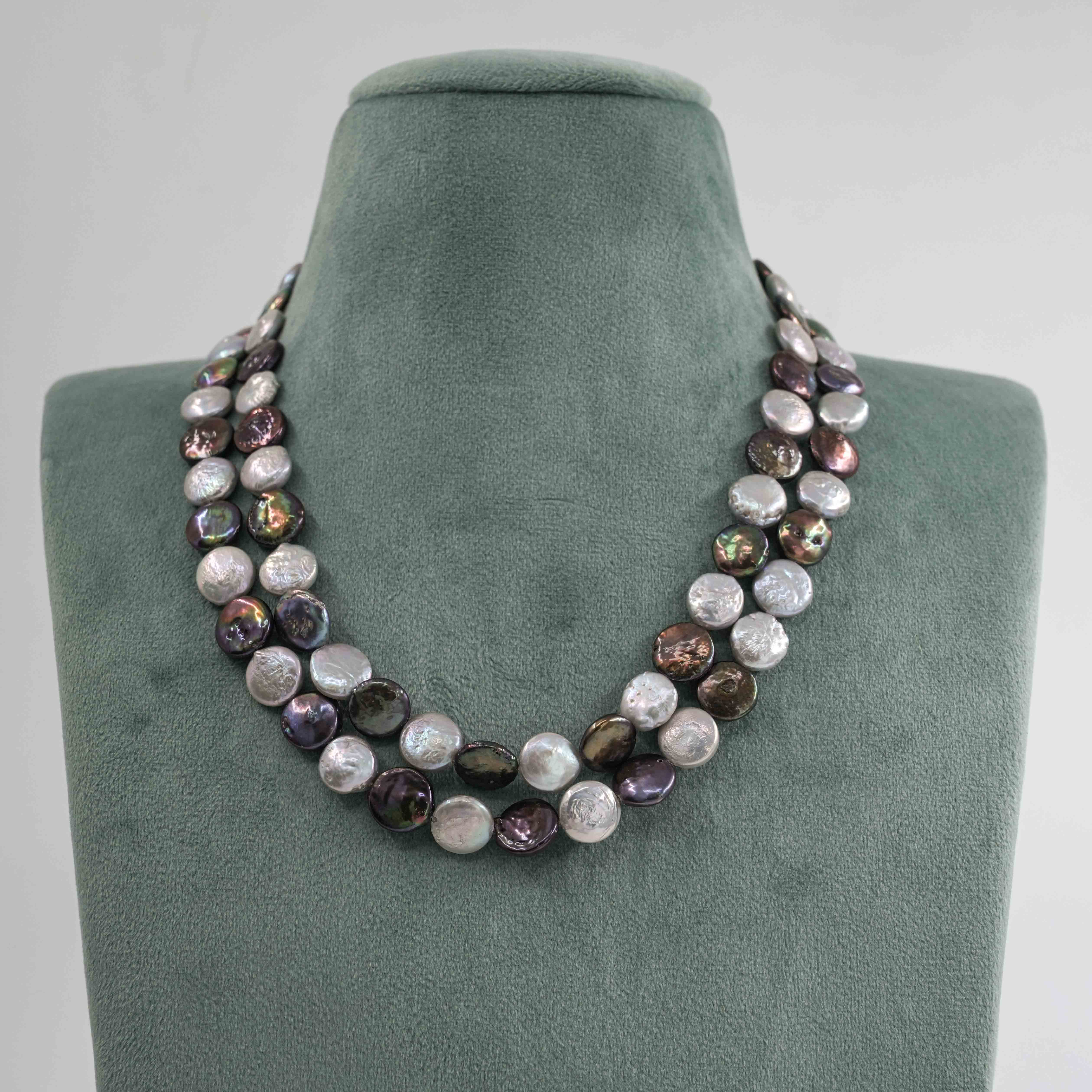 The Pearl Atelier by Kabra Pearls - Baroque Flat Pearl Necklace